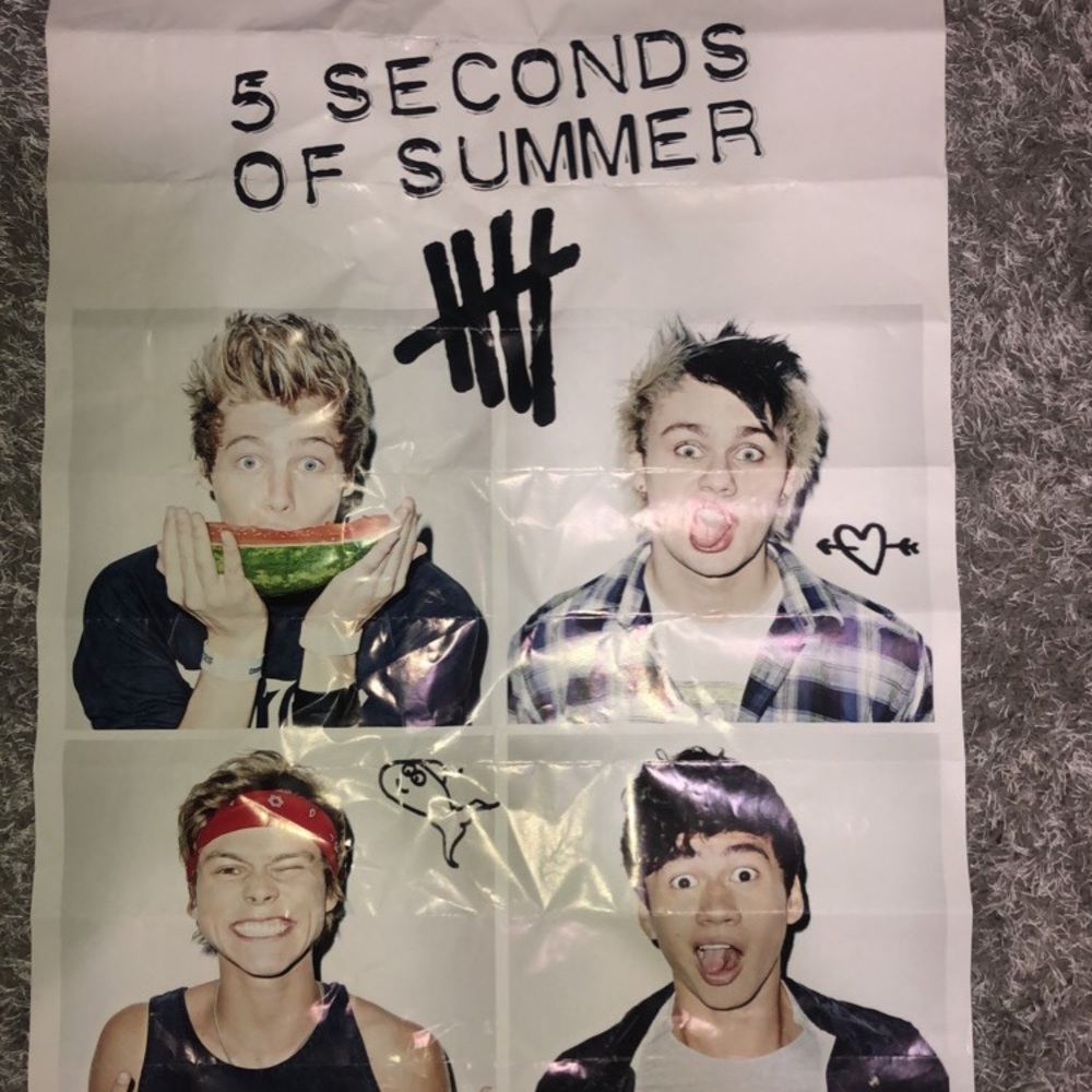 5 seconds of summer poster